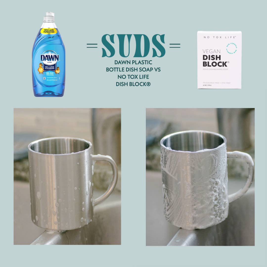 DISH BLOCK® Solid Dish Soap Bar