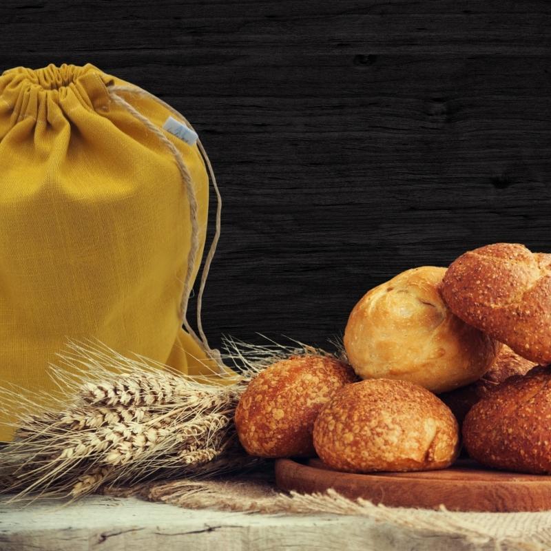 Reusable Bread Bags Linen