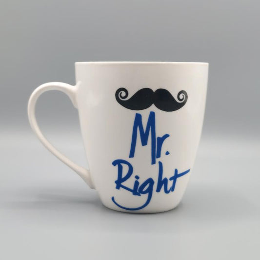 Mr. Right Moustache Mug