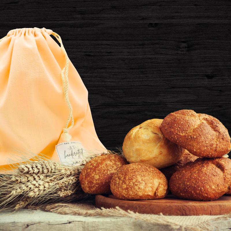 Reusable Bread Bags Linen