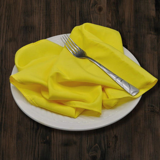 Large Yellow Dinner Napkins