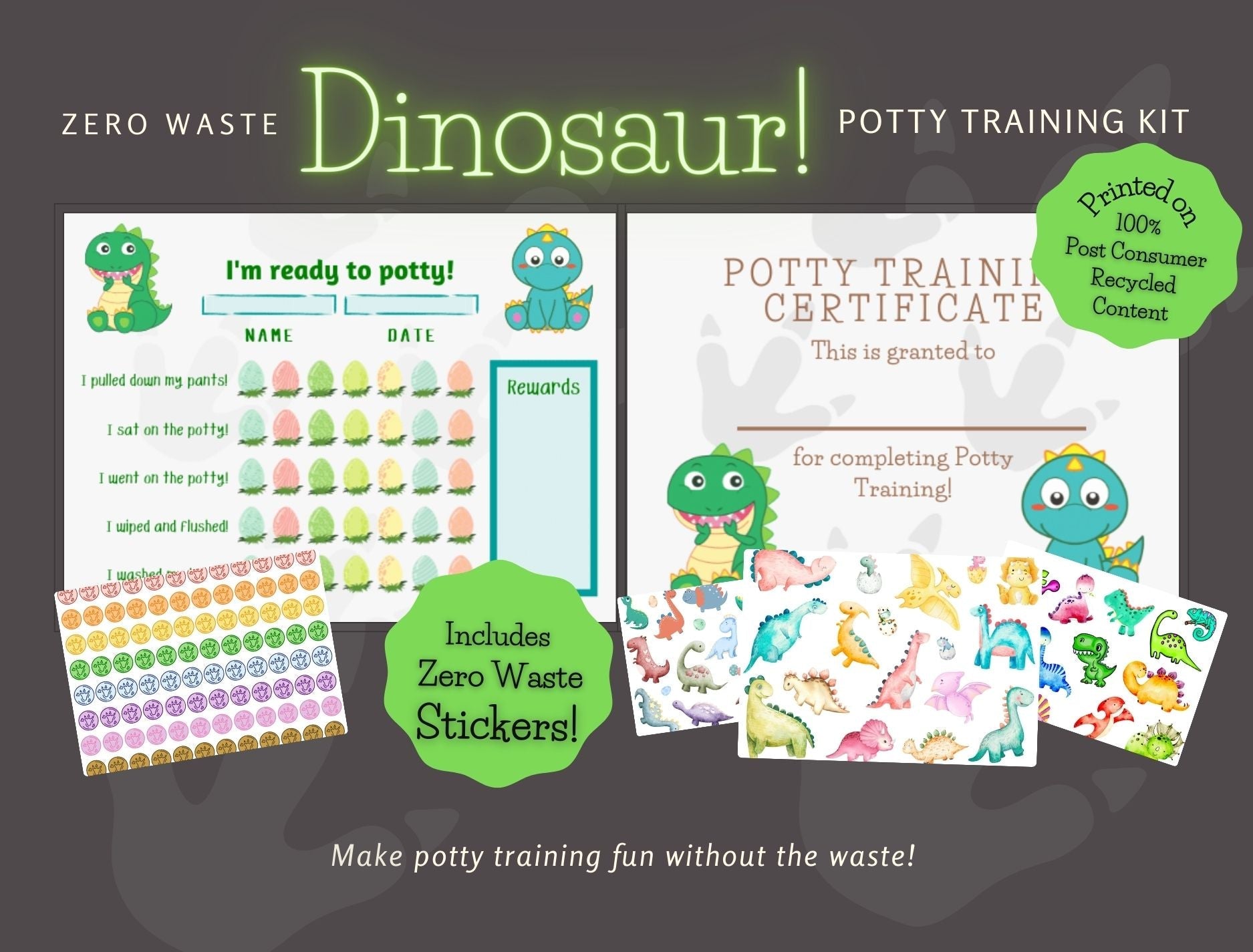 Dinosaur Potty Training Kit – Green Distributors dinosaur-potty-training-kit-green-distributors