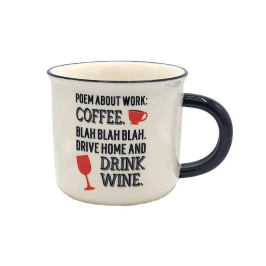 Poem About Work Mug Secondhand