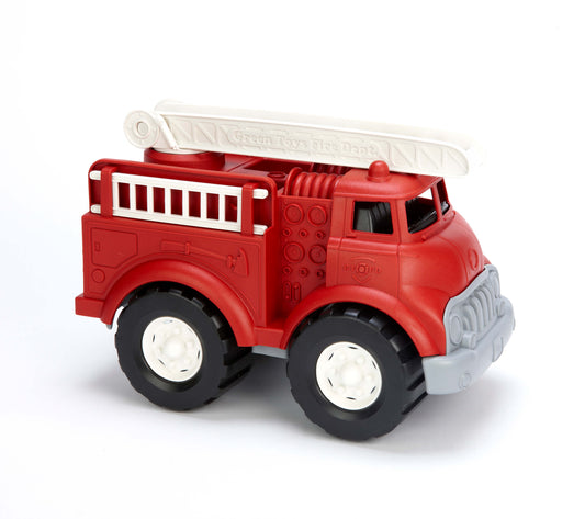 Fire Truck Red Made From 100% Recycled Plastic Milk Jugs Green Toys - Green Distributors