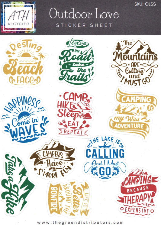 Outdoor Love Sticker Sheet