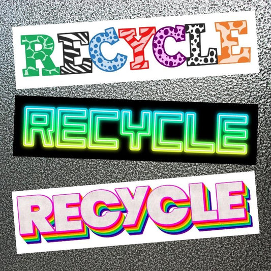 Recycle Bin Stickers