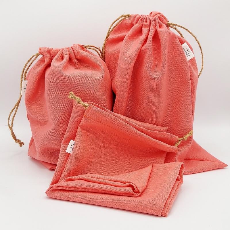 Reusable Bread Bags Linen