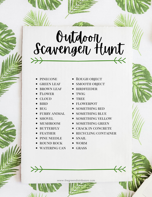 Free Printable Outdoor Scavenger Hunt