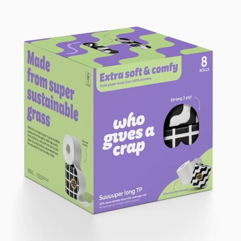 Premium 100% Bamboo Toilet Paper