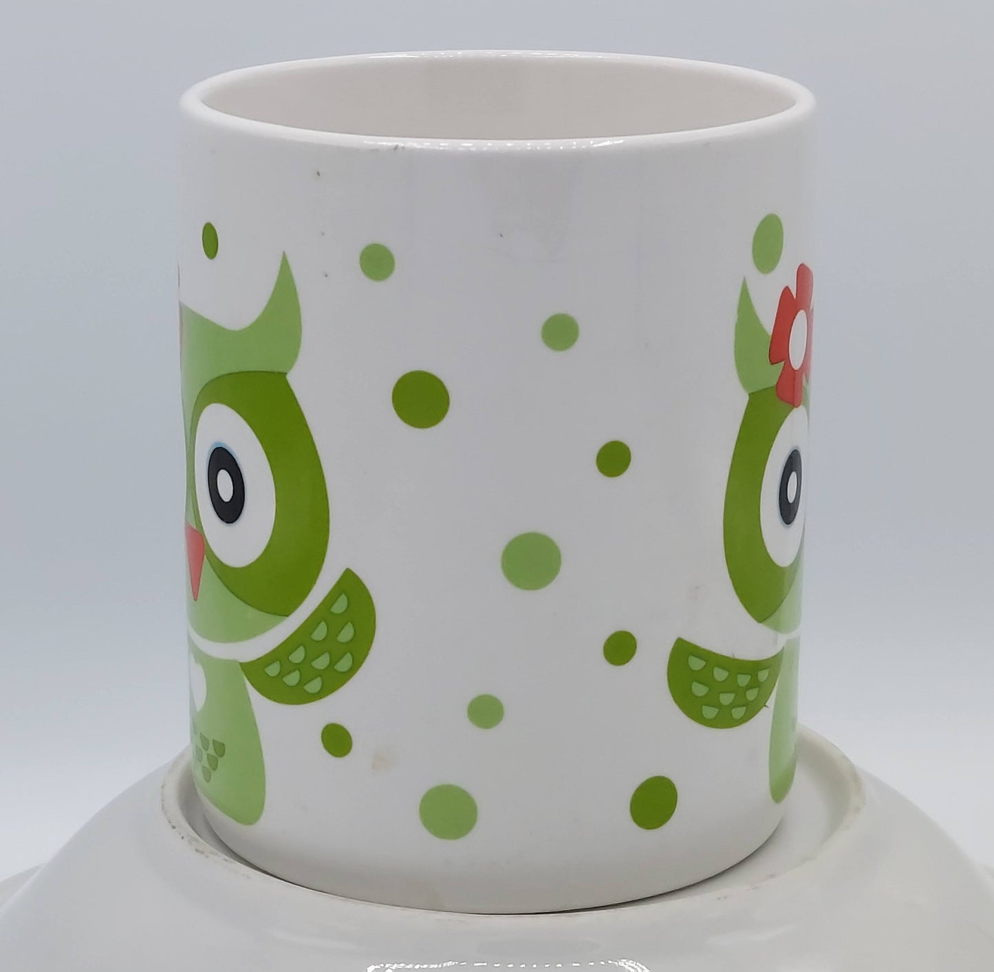Green Owl Mug Secondhand - Green Distributors