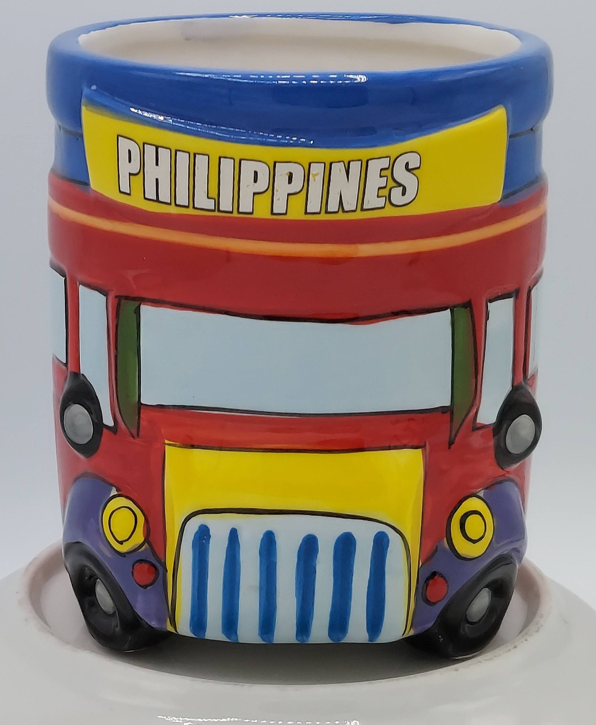 Handpainted Philippines Truck Mug Secondhand - Green Distributors