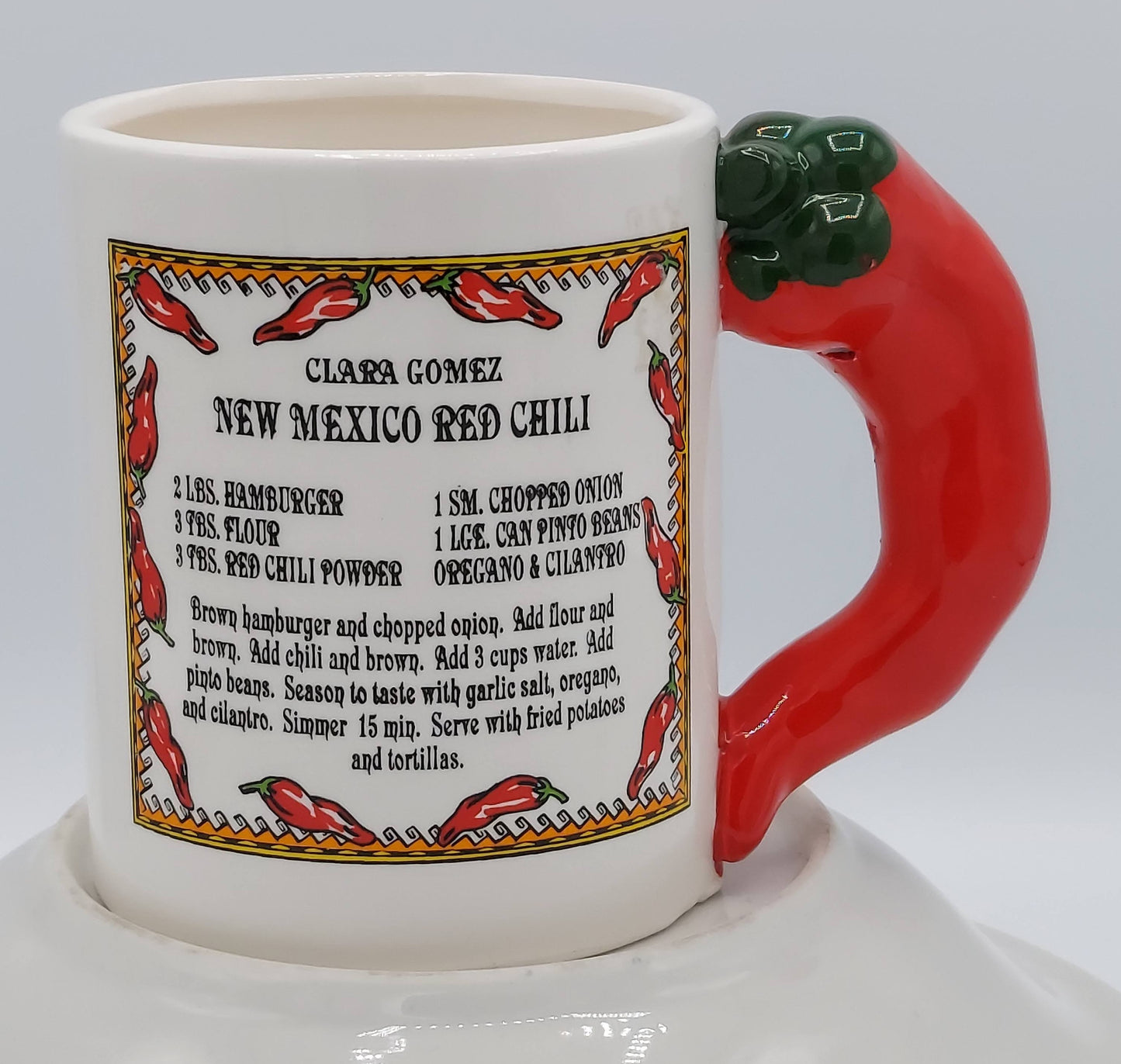 Chili Recipe Mug Secondhand - Green Distributors