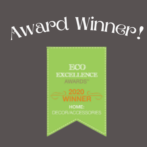 Award given for Onya Bulk Food Bags by Eco Excellence Awards in 2020. Category - Home: Decor/Accessories