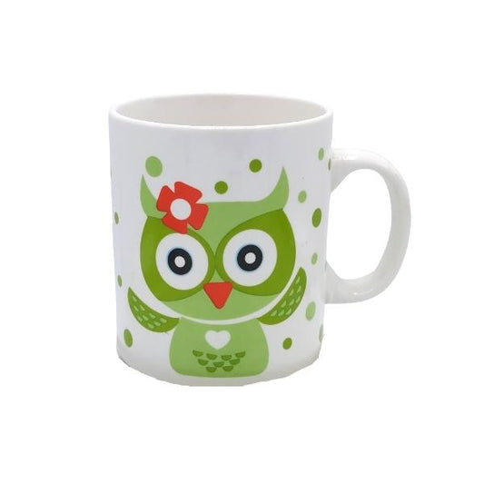 Green Owl Mug Secondhand