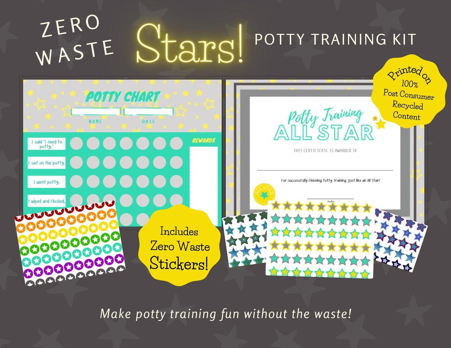 Stars Zero Waste Potty Training Kit